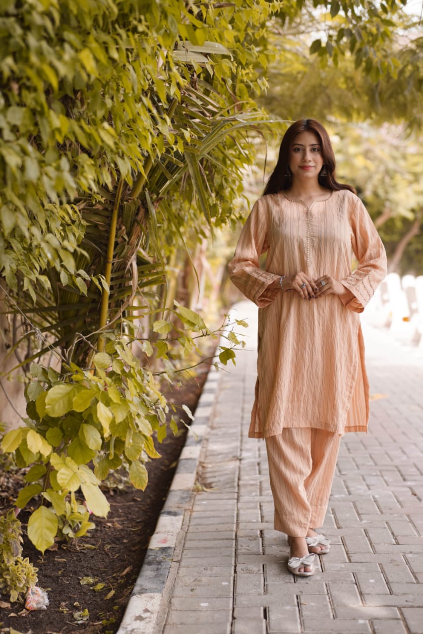 Ayaameer Noor-e-Abru Stitched 2-Piece Suit
