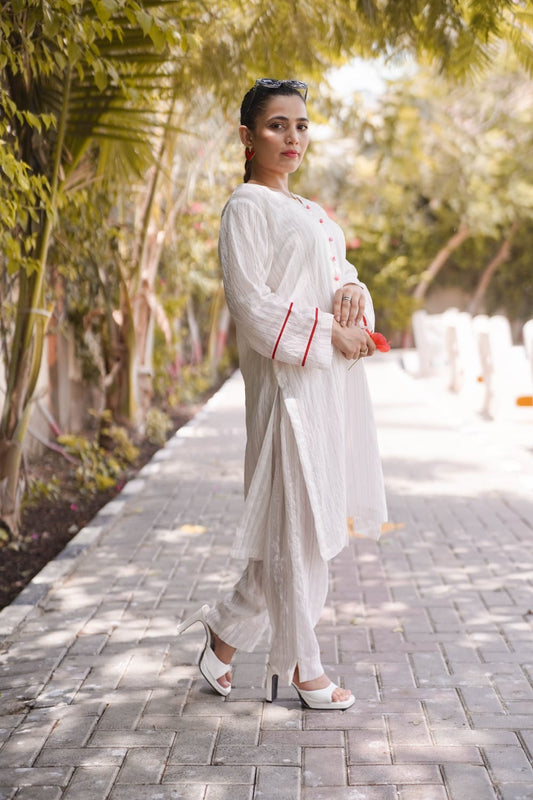 Ayaameer Noor-e-Haya Stitched 2-Piece Suit