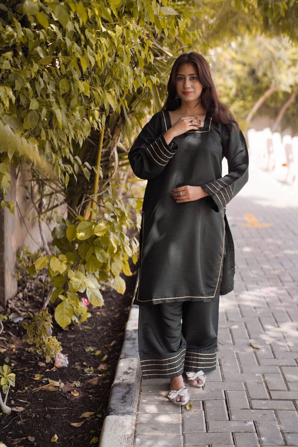 Ayaameer Royal Green – Stitched 2-Piece