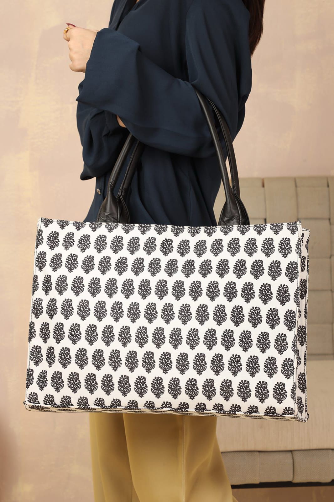 Printed High Quality Big Size Tote Bag