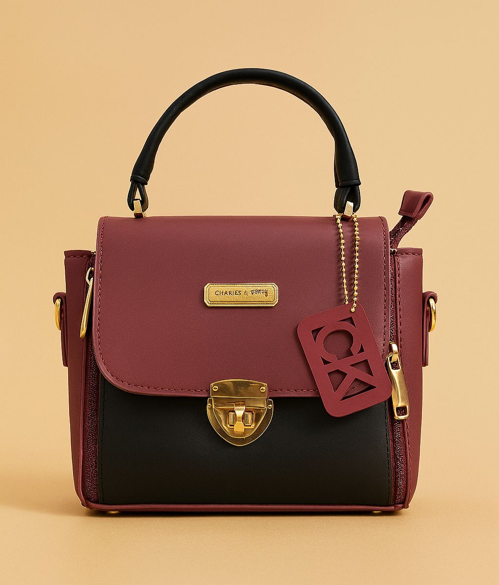 Charles & Keth Hand Bags With Long Body Belt