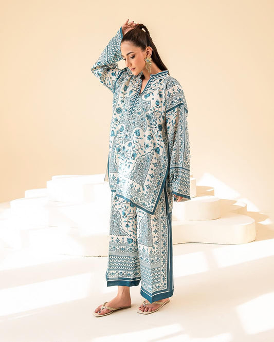 Swiss Lawn 2-PC Suit – Chic, Comfy & Ready to Wear! AR-1008