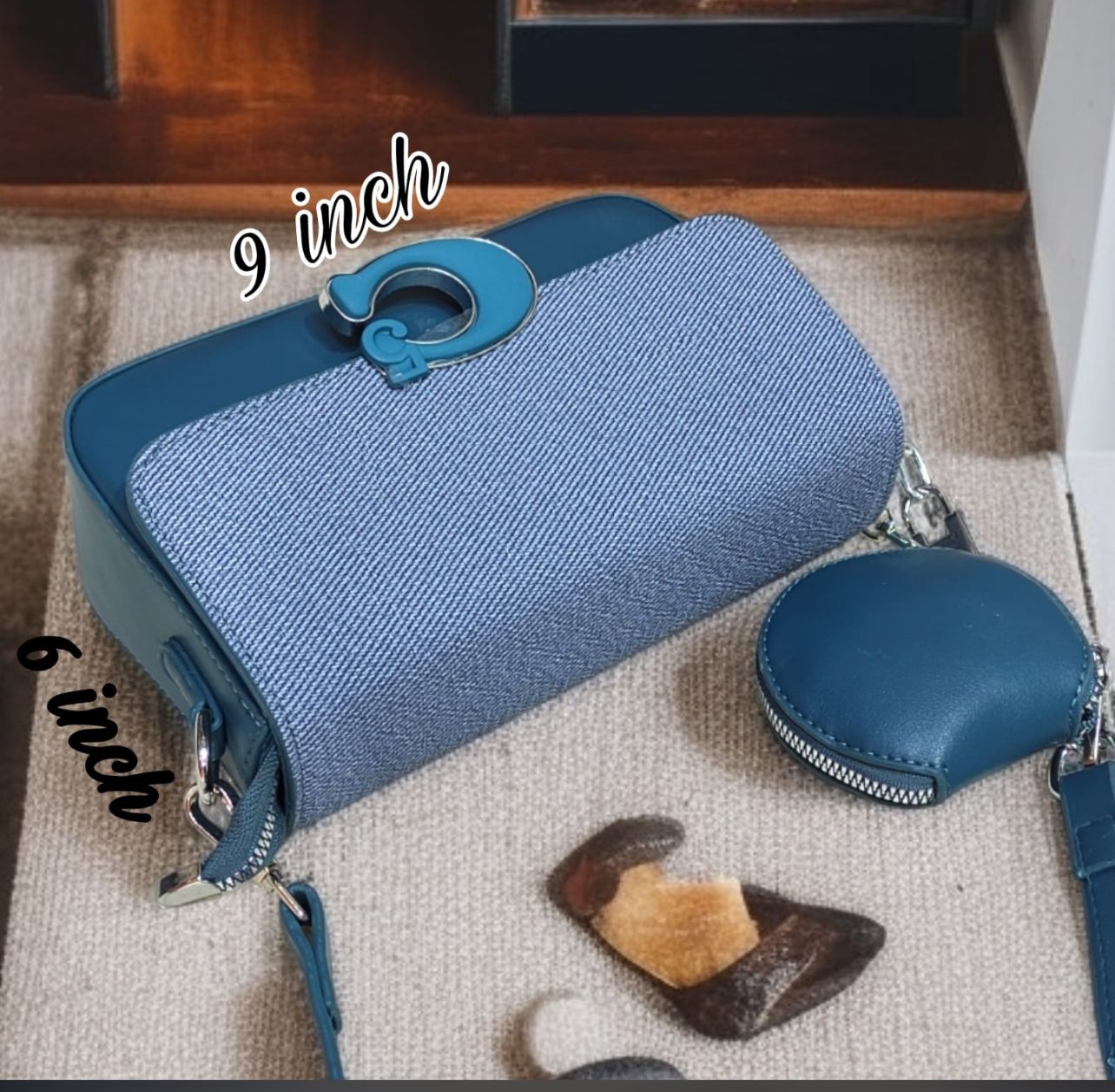 Cross Body Bag With keychain Pocket