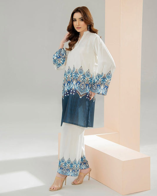 Swiss Lawn 2-PC Suit – Chic, Comfy & Ready to Wear! AR-1007