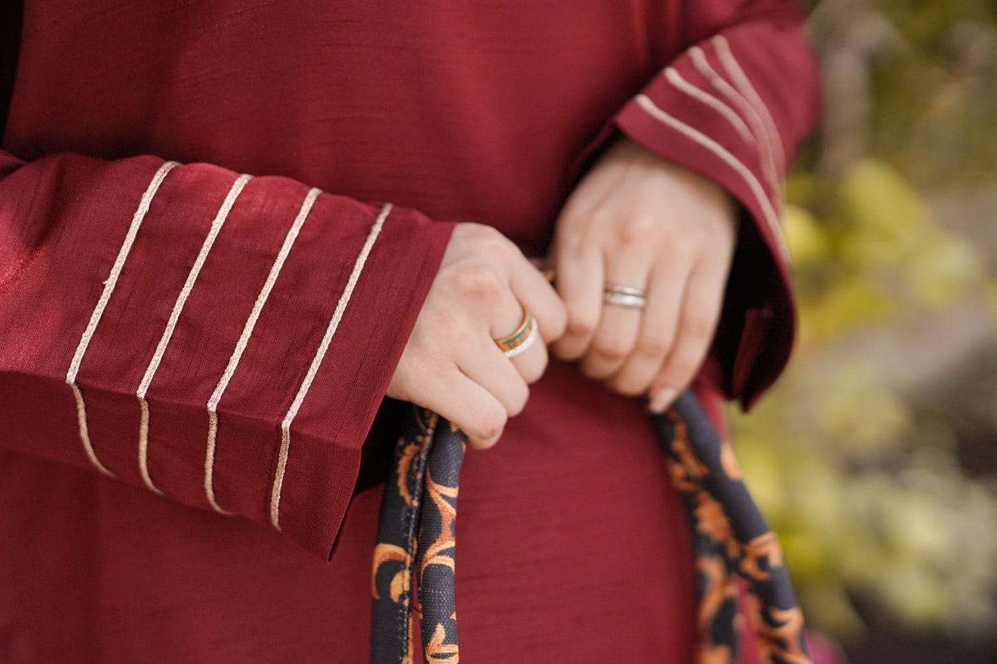 Luxury Flame Textured Handbag