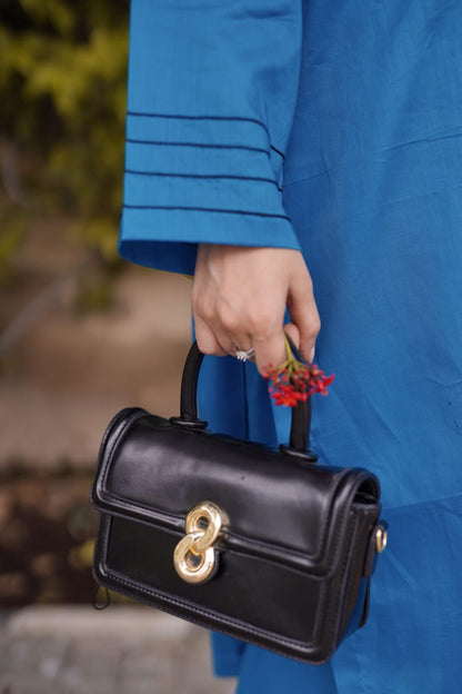 Black Small Shoulder Ladies Bag