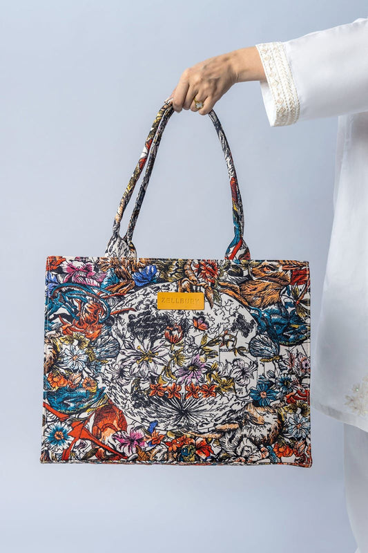 Printed High Quality Big Size Tote Bag