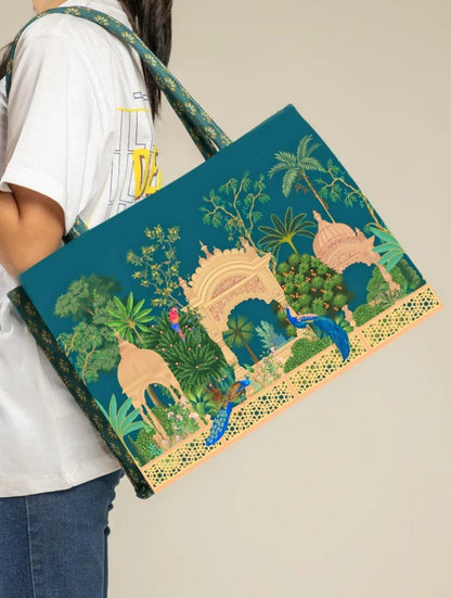 Printed High Quality Big Size Tote Bag