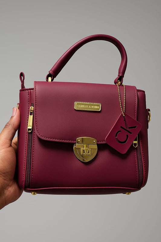 Charles & Keth Hand Bags With Long Body Belt
