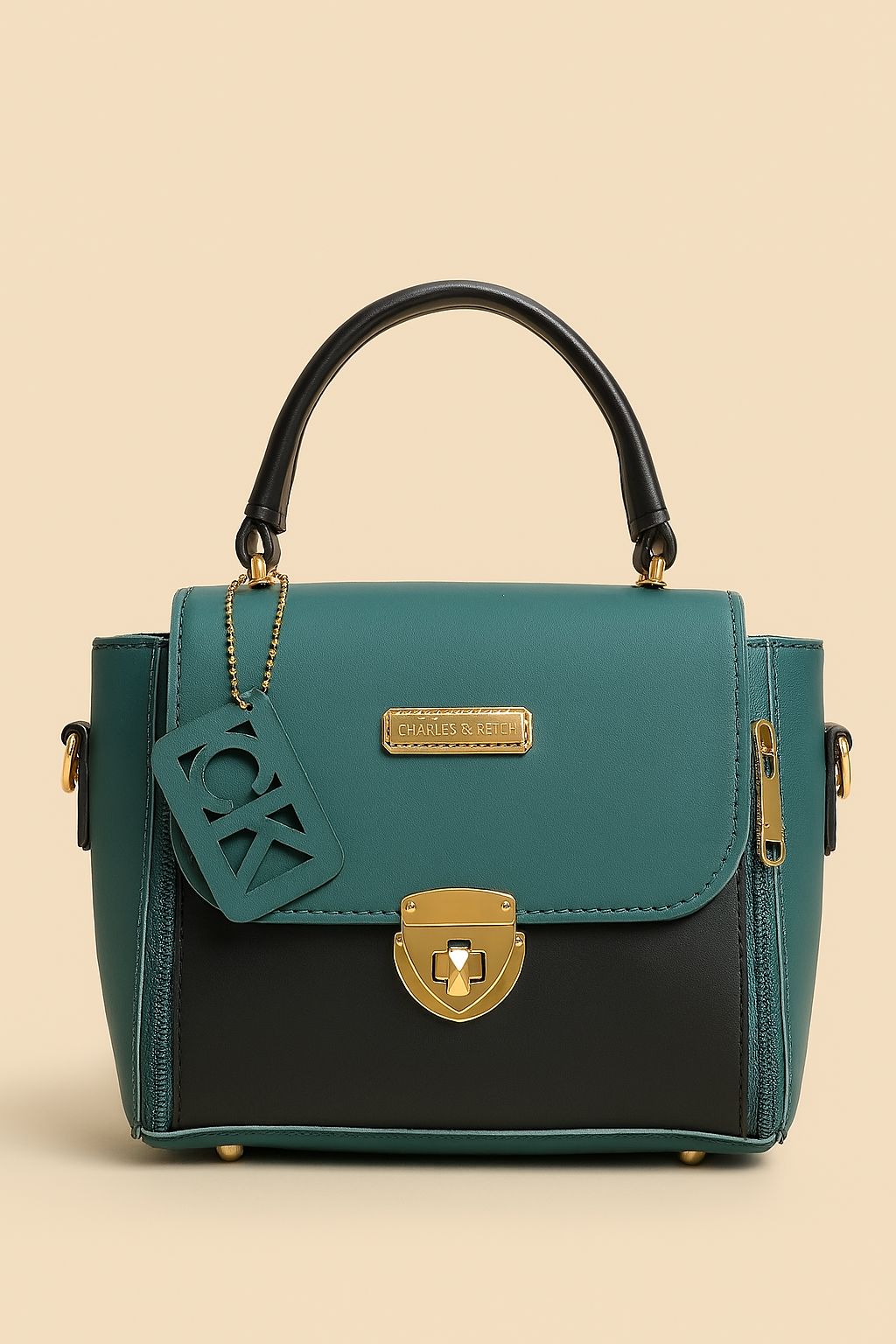 Charles & Keth Hand Bags With Long Body Belt