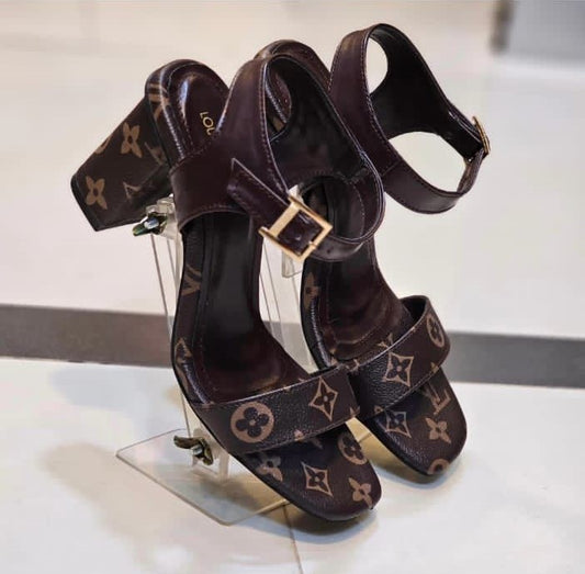 Louis Vuitton Heel Sandal With Brand Box
