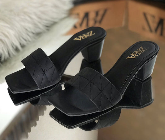 ZARA  Salai Block heel two inch with brand box