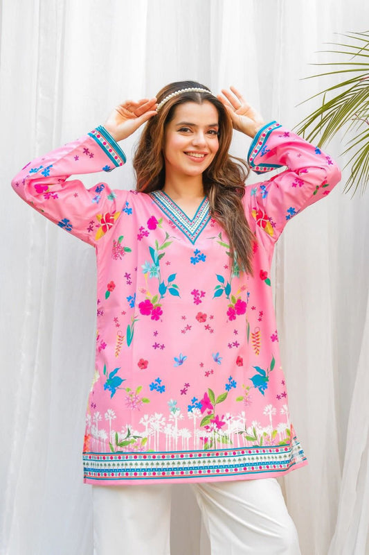 Swiss Lawn 2-PC Suit – Chic, Comfy & Ready to Wear! AR-1010