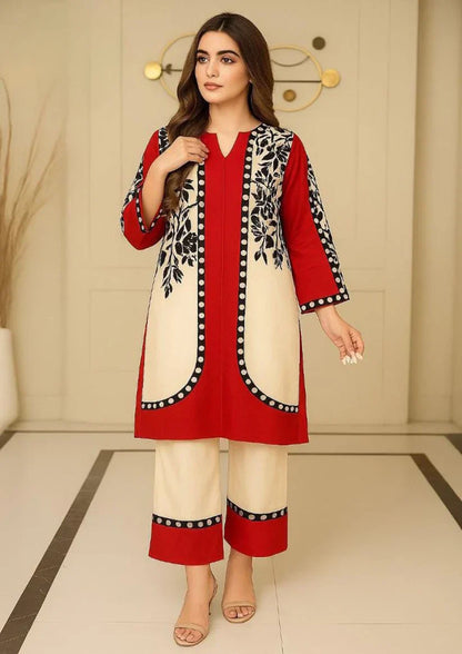 LuLuSar Printed Cord-Set 2 Peice