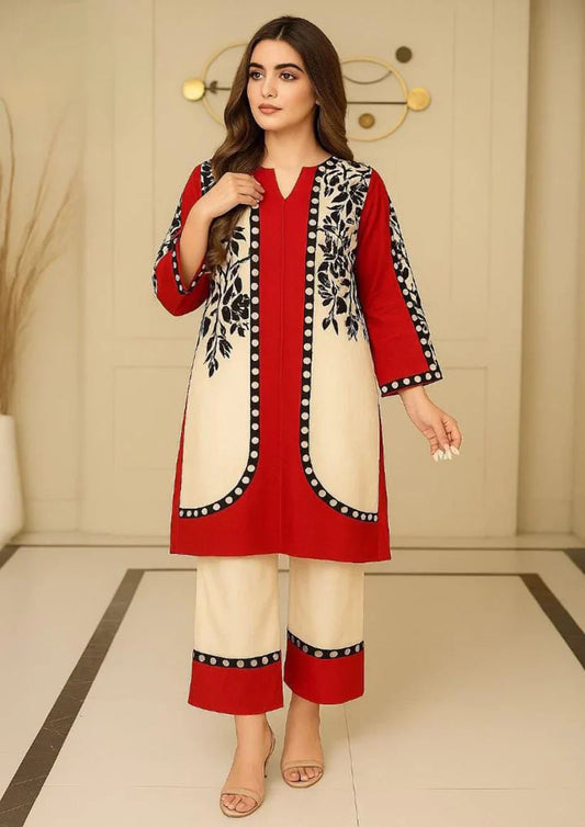 LuLuSar Printed Cord-Set 2 Peice