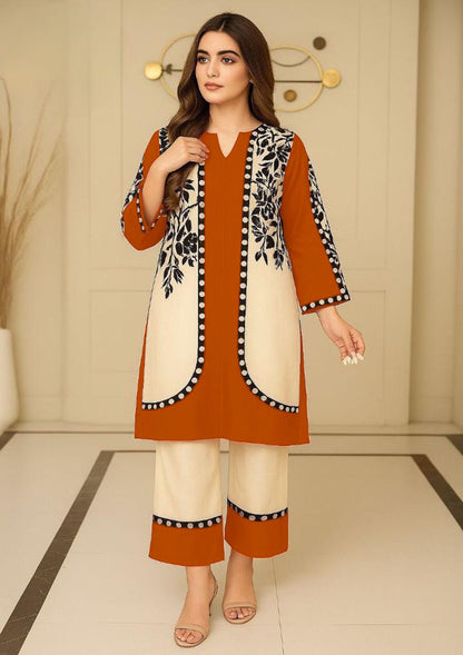 LuLuSar Printed Cord-Set 2 Peice