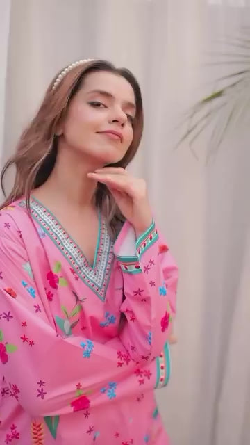 Swiss Lawn 2-PC Suit – Chic, Comfy & Ready to Wear! AR-1010