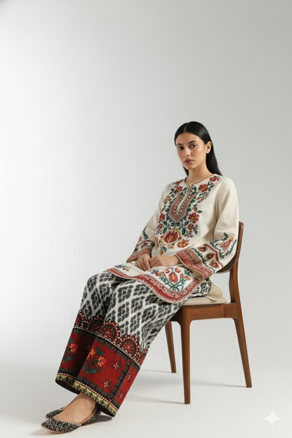 2-PC Swiss Lawn Suit 💖